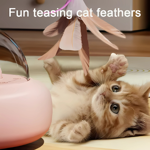 Rechargeable Automatic Cat Toy with Infrared Light – Interactive Play Fun