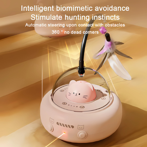 Rechargeable Automatic Cat Toy with Infrared Light – Interactive Play Fun