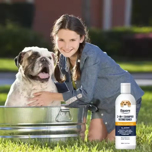 Dog Shampoo 2-in-1 with Conditioner – Coconut Scent – Soft & Caring