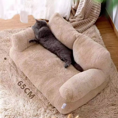 Kattenbank van Pluche – Luxe Slaapbank voor Katten