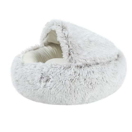Fluffy Cat Bed – Soft Winter Bed for Fall & Winter