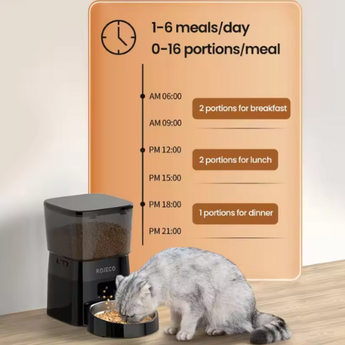 Automatische Kattenvoer Dispenser – Programmeerbaar
