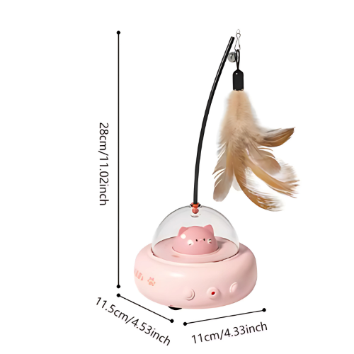 Rechargeable Automatic Cat Toy with Infrared Light – Interactive Play Fun