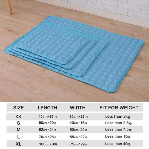 Dog & Cat Cooling Mat XL – Sustainable Summer Bed, Self-Cooling Accessory