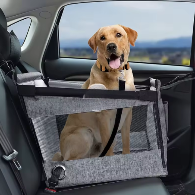 Car Seat for Cat & Small Dog – Soft & Washable