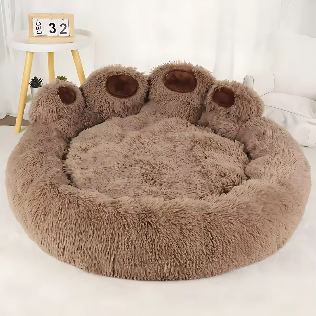 Fluffy Orthopedisch Hondenbed Bruin