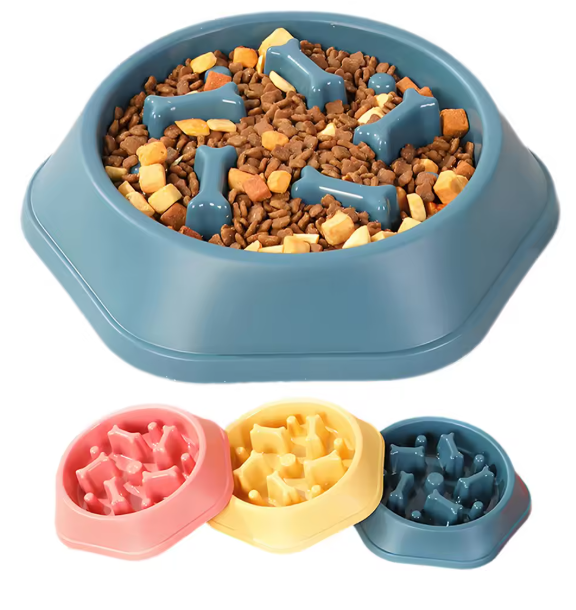 Slow Feeder Hondenvoerbak – Anti-Schrokbak voor Grote & Kleine Honden