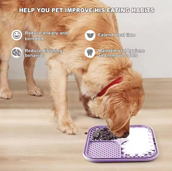 Likmat voor Honden – Anti-Schrokmat voor Langzaam Eten & Stressvermindering