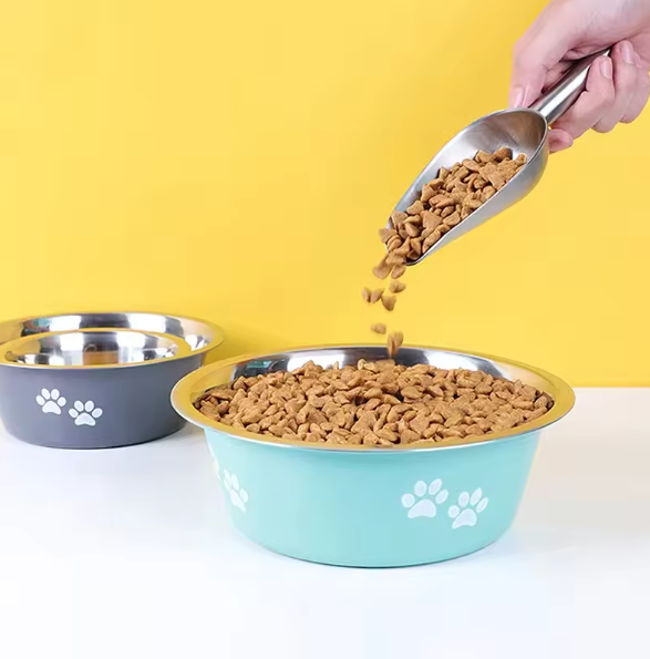 RVS Voerbak voor Huisdieren – 400ml Water- en Eetbak voor Hond of Kat