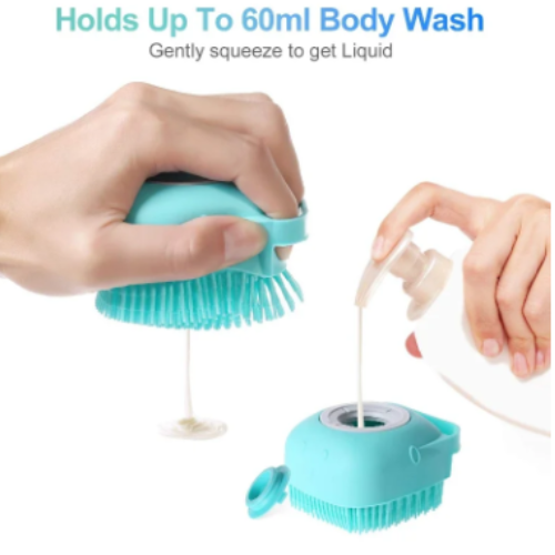Blue Cat/Dog Shower Brush - Fur Brush - Pet Brush