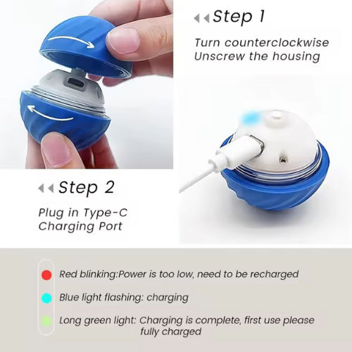 Smart Electronic Dog Toy Ball – USB Automatic & Interactive