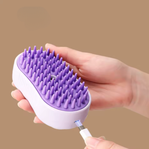 Steam Brush for Dogs and Cats – Efficient and Painless Coat Care