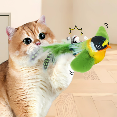 Rechargeable Bird Toy for Cats – Interactive &amp; Moving