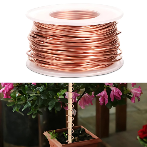4mm Copper Wire – 15 Meters | Solid Copper for Electrical Installations &amp; Grounding