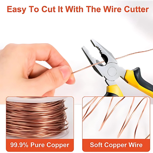 4mm Copper Wire – 15 Meters | Solid Copper for Electrical Installations &amp; Grounding