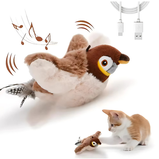 Rechargeable Bird Toy for Cats – Interactive &amp; Moving