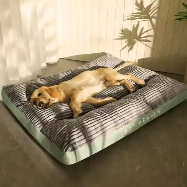Large Corduroy Dog Mattress Washable 