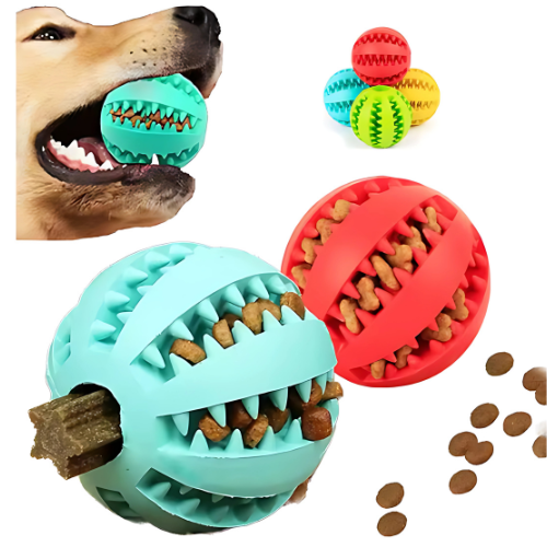 Interactive Dog Toy Ball for Dogs – Chew Ball and Teeth Cleaning